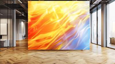 Abstract Flame Gradient Background with Yellow, Orange and Red Colors Wall mural