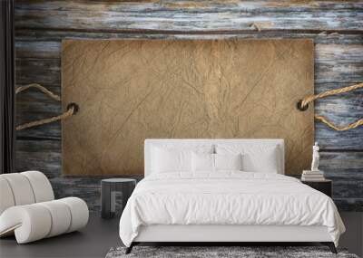 Vintage retro cardboard Wall mural