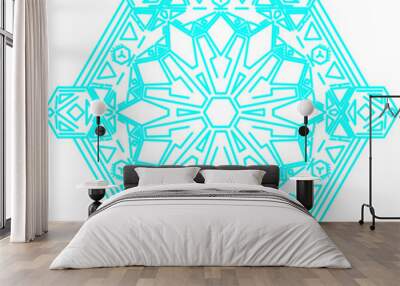 snowflake Wall mural