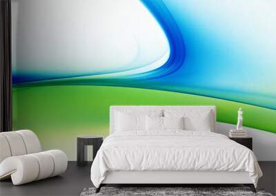 abstract blue green background texture Wall mural