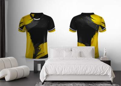 Specification Soccer Sport , Esport Gaming T Shirt Jersey template. mock up uniform . Vector Illustration design Wall mural