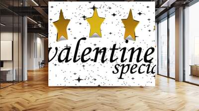 valentine special.illustration of a halloween background Wall mural