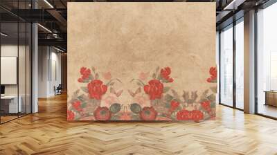 Rose Garden Wall mural