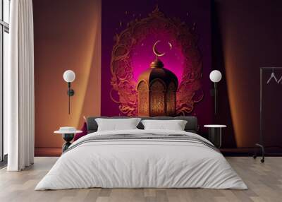 Ramadan Kareem themed illustration	
 Wall mural