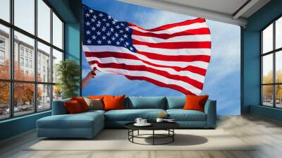 USA flag Wall mural