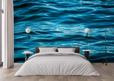 blue water ripples Wall mural