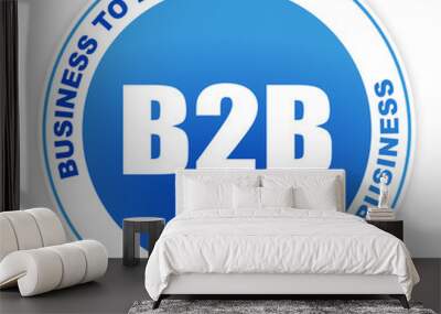 Button B2B Wall mural