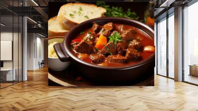 Goulash Hungarian dish Wall mural