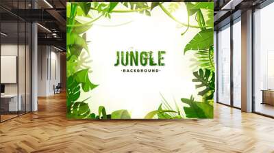 Jungle Tropical Decoration Background Wall mural