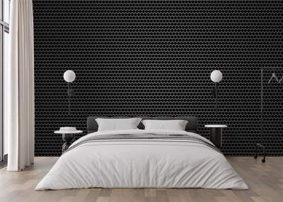 metal background with circles Wall mural