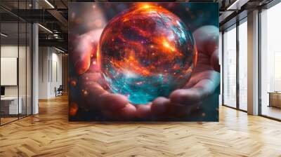 Cosmic Sphere. Wall mural