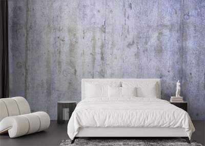 Background texture of modern gray concrete wall made of blocks 2 Wall mural