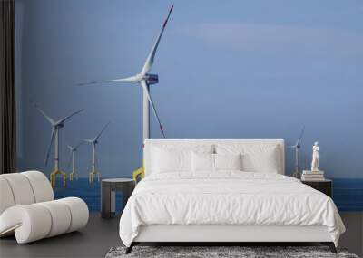 offshore wind turbine in the north sea Wall mural