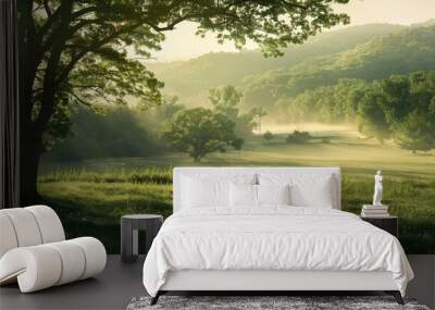 Landscape scenery photography realistic nature and landscape Wall mural