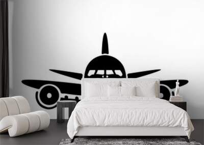 airplane icon set Wall mural