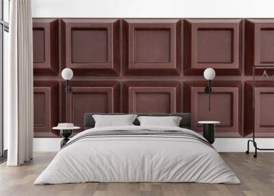 chocolate bar path isolated Wall mural