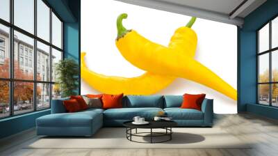 yellow chilli pepper Wall mural