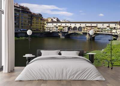 UNESCO WELTKULTURERBE - Ponte Vecchio - Florenz Wall mural