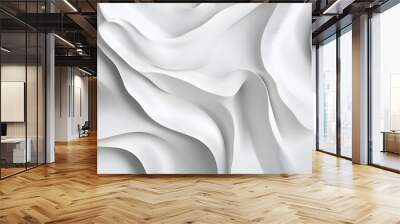 White abstract background vector with blank space for text. Wall mural