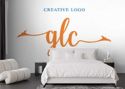 GLC lettering logo is simple, easy to understand and authoritative Wall mural