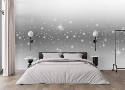 Twinkle star pattern for photo effect and overlay. Abstract blurry star light  for background. Wall mural