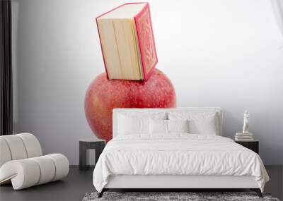 Red apple and  Islamic Holy Book Quran Wall mural