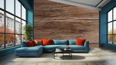 rough and natural wooden background Wall mural