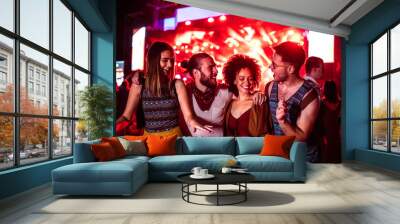 Having the time of their lives! Wall mural