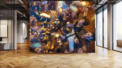 The party's ours to enjoy! Wall mural