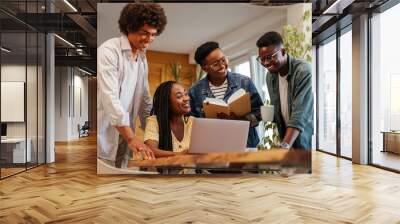 Young business people in office Wall mural