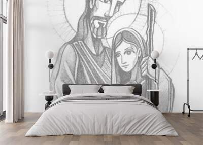 Sacred Family Wall mural