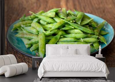 raw peas Wall mural