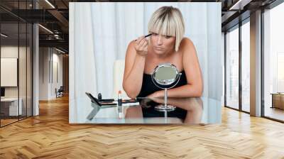 woman with make up Wall mural