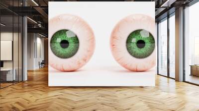 Realistic 3D Render of Human Eye Wall mural