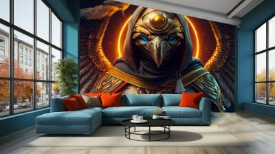 horus robotic cyborg future egyptian god Wall mural