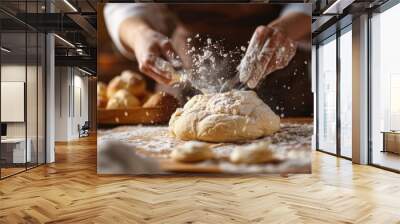 Baking: Spend a cozy afternoon baking treats you love. Experiment with new recipes and delight in the mouthwatering results of your baking adventures.
 Wall mural