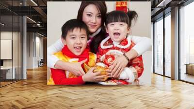 Family life in current China Wall mural