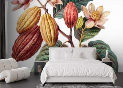 Watercolor illustration Wall mural