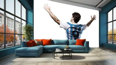 Argentinian soccer player Wall mural