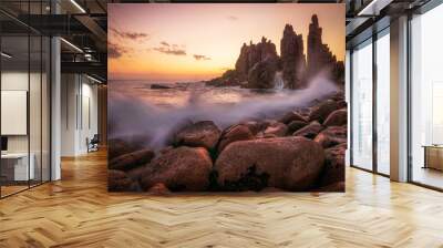 The Pinnacles Rock, Cape Woolami, Phillip Island, Australia Wall mural