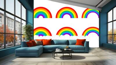 Rainbows Wall mural