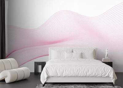 pink abstract background. abstract background with lines. red geometric shape. Dynamic shapes composition with lines. Dynamic red shapes composition Wall mural