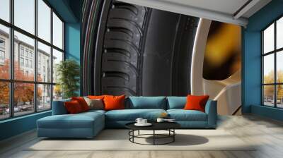 car wheel Wall mural