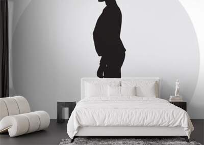 businesswomen people silhouette Wall mural