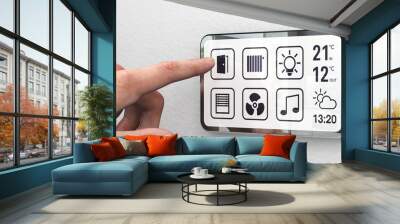 Smart Home touchscreen - Version 2 Wall mural