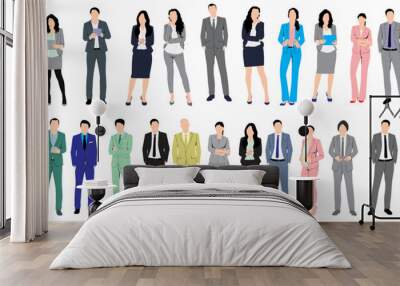 group of business people Wall mural