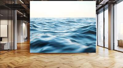 Calm Blue Water Surface, Perfect for Backgrounds and Designs Wall mural