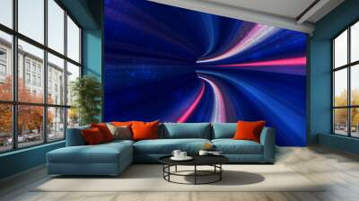 Light Speed Tunnel Background  Wall mural