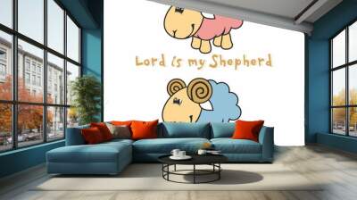 Lord is my Shepherd Wall mural