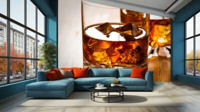 Whisky on the rocks Wall mural